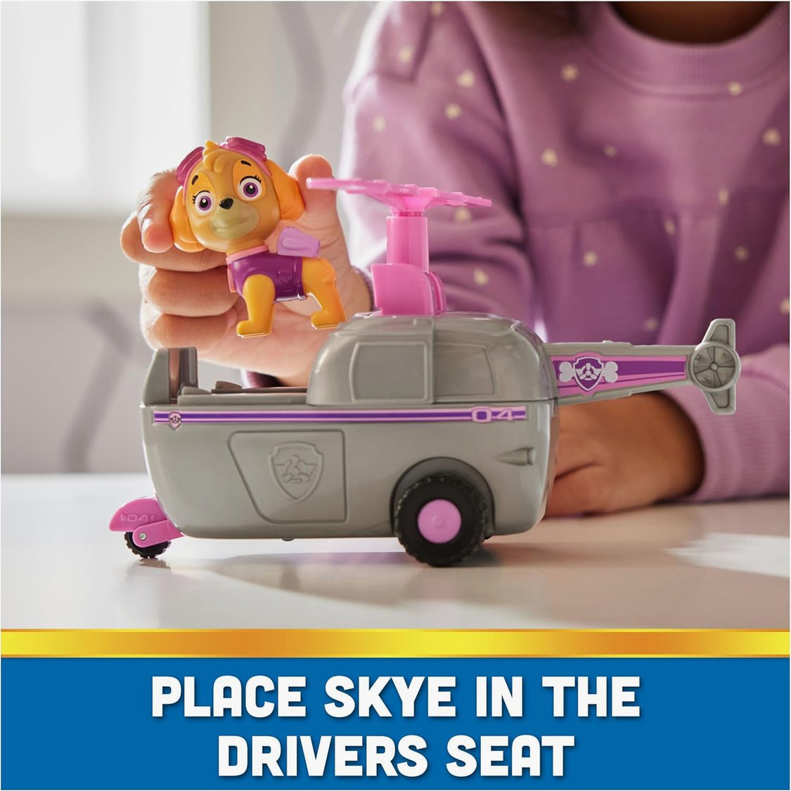 Paw Patrol Sustainable Vehicle Skye Helicopter Toy