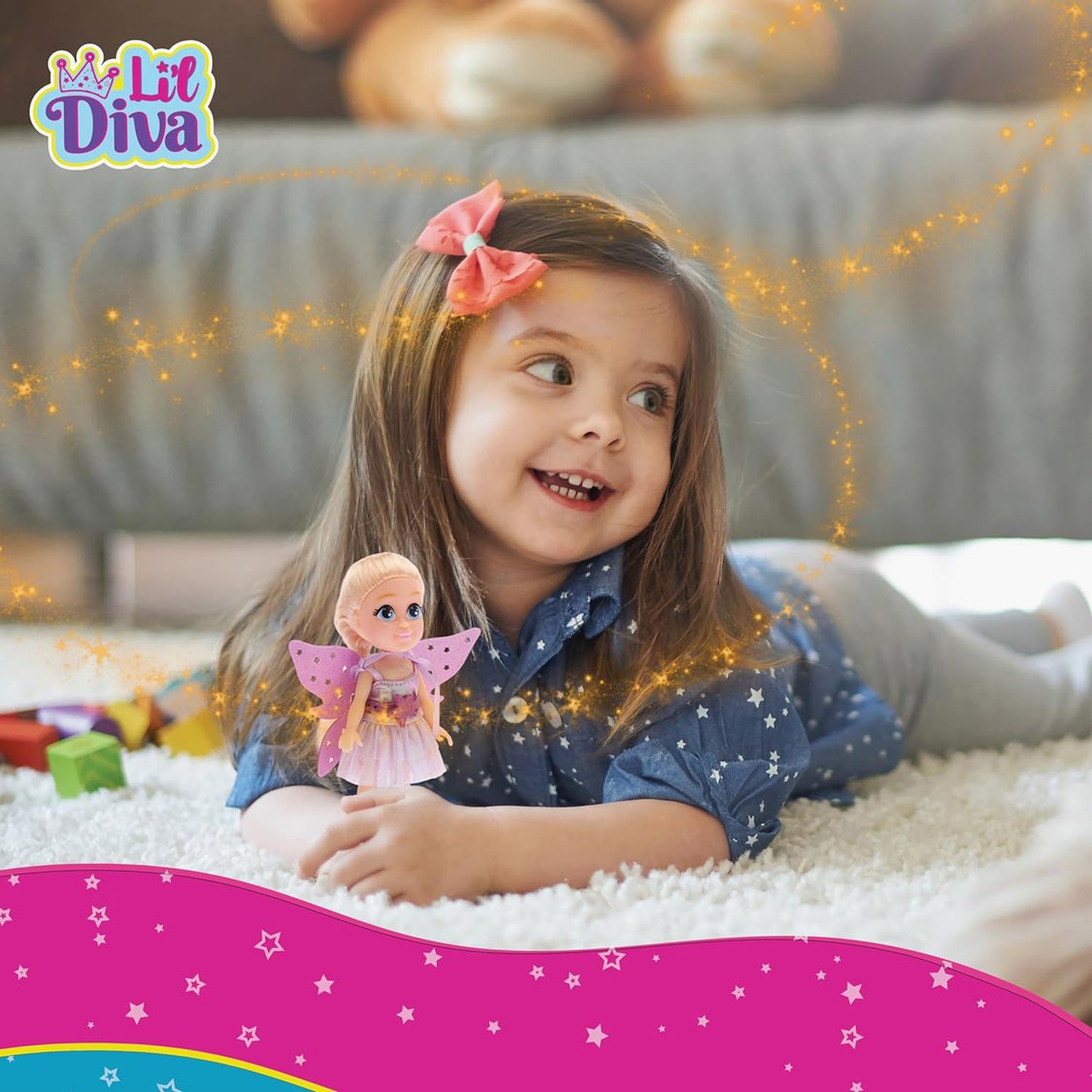 Li'L Diva Fairy Twinkle Doll - 6 inch