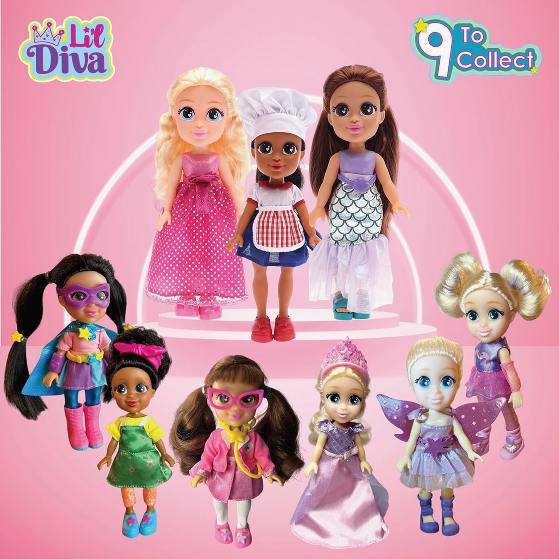 Li'L Diva Fairy Twinkle Doll - 6 inch
