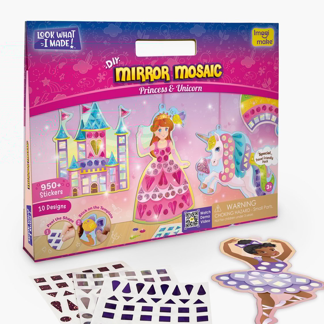 Imagimake Mirror Mosaic Princess & Unicorn