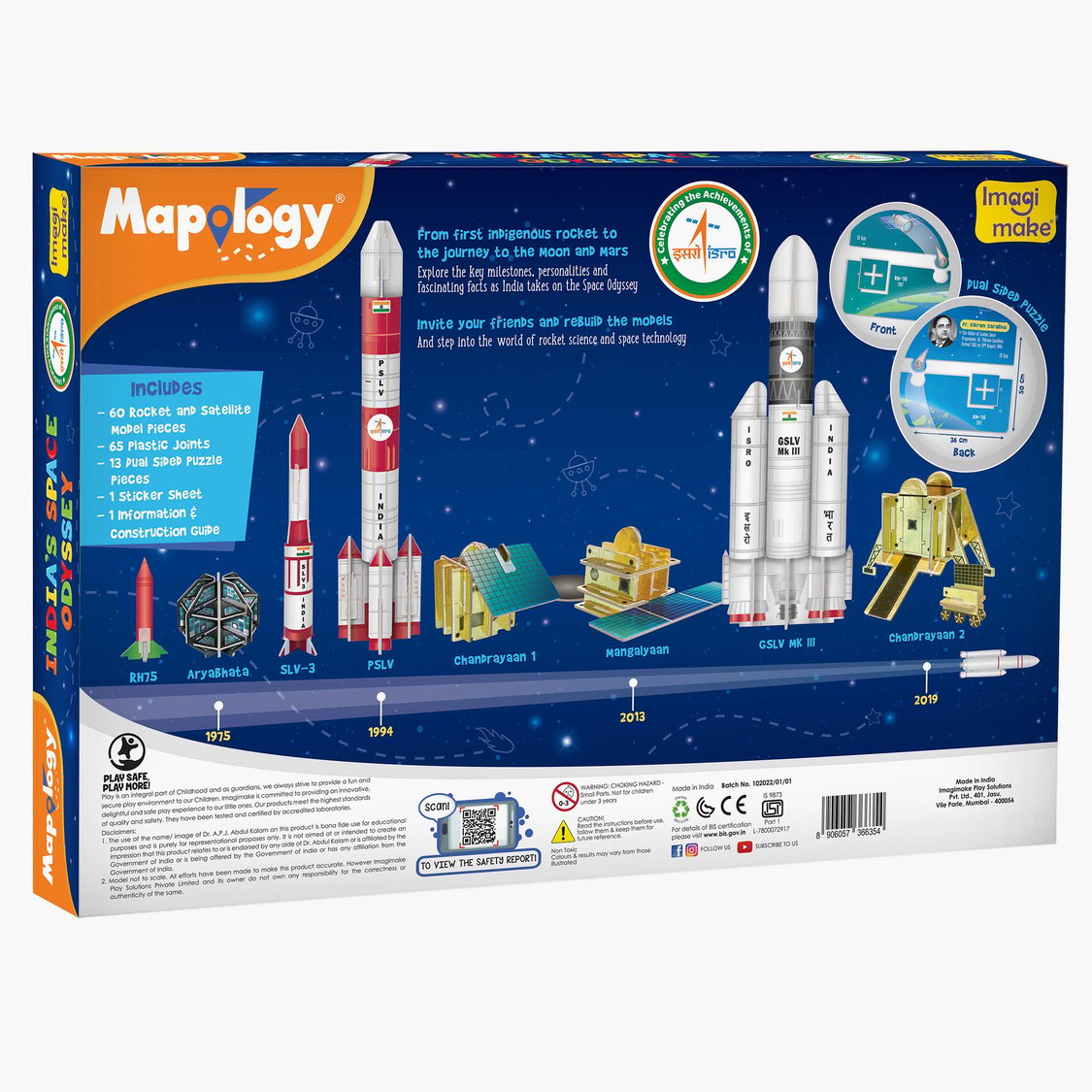 Imagimake Mapology India's Space Odyssey