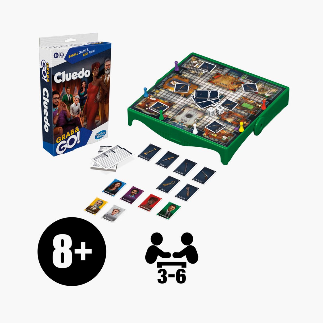 Hasbro Gaming Cluedo Grab And Go Board Game