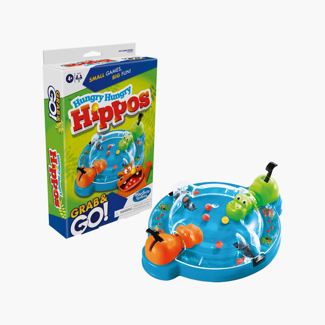 Hasbro Gaming Hungry Hungry Hippos Grab And Go