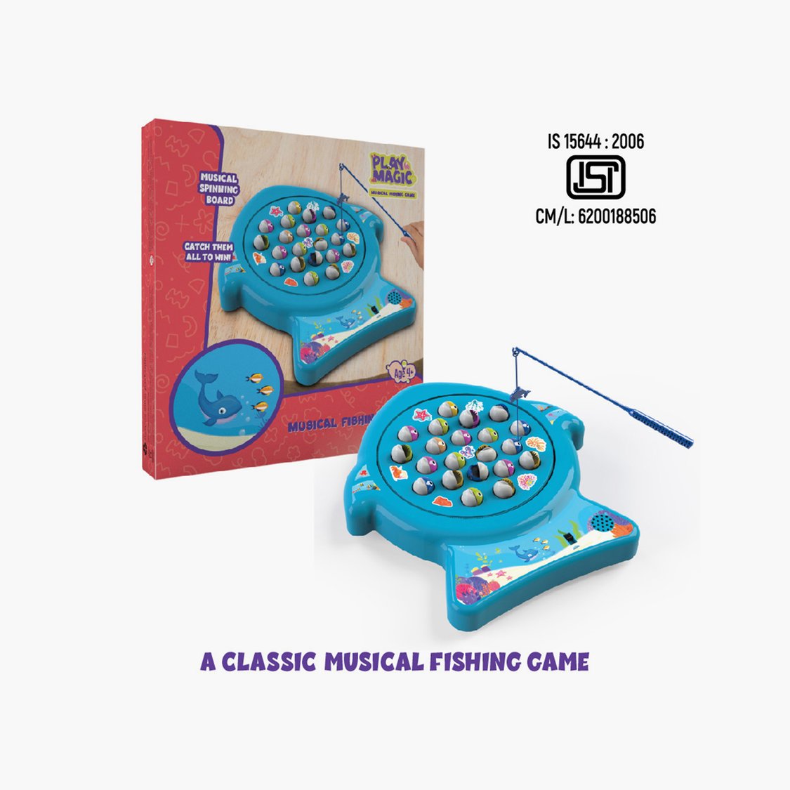 Playmagic Musical Fishing Game