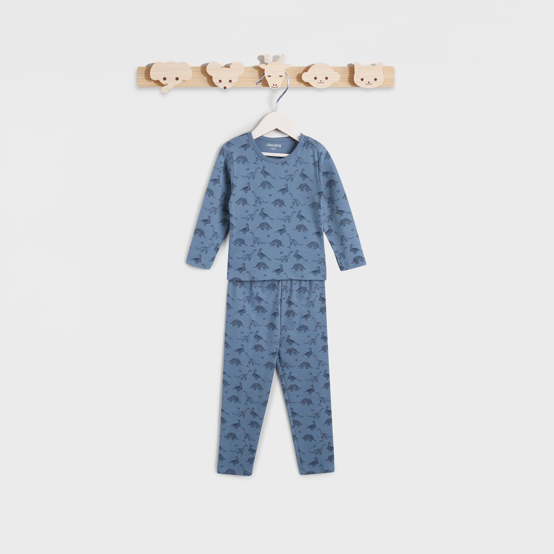 Juniors All-Over Dinosaur Print T-shirt and Pyjama Set