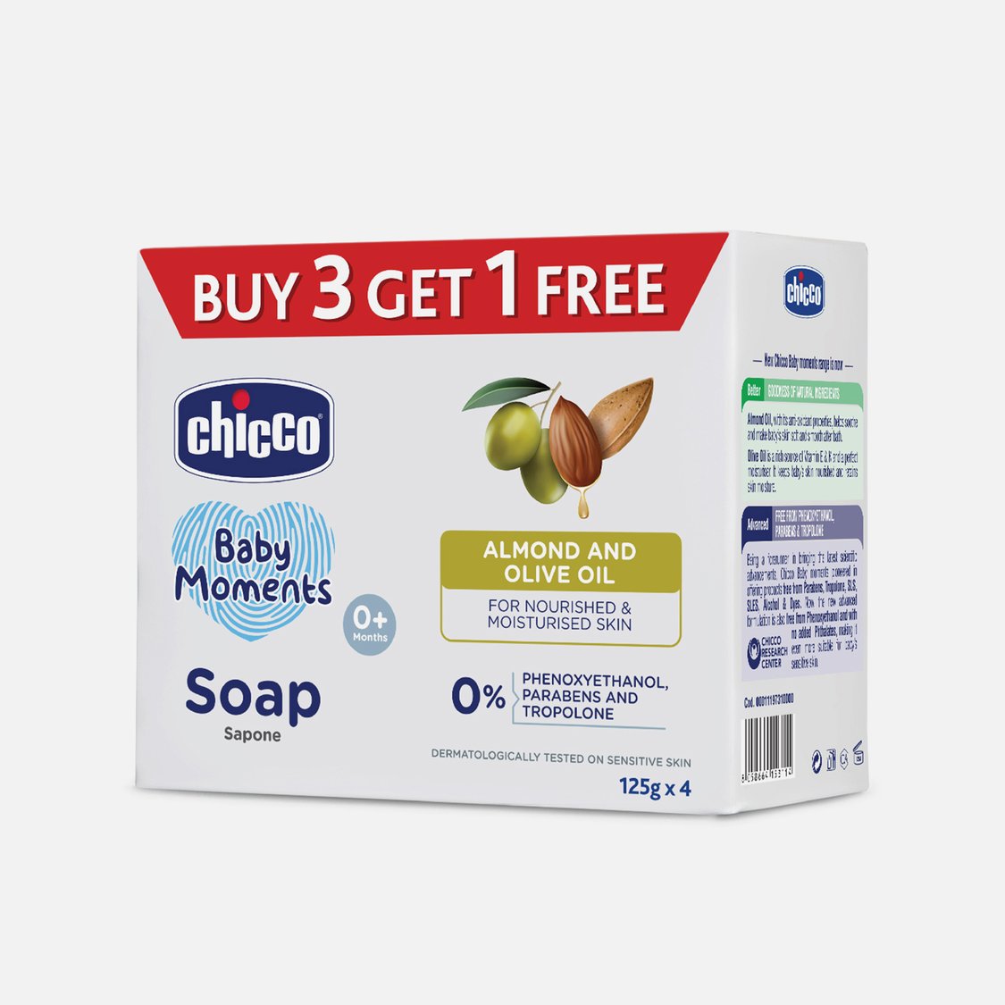 Chicco Baby Moments Soap 125G