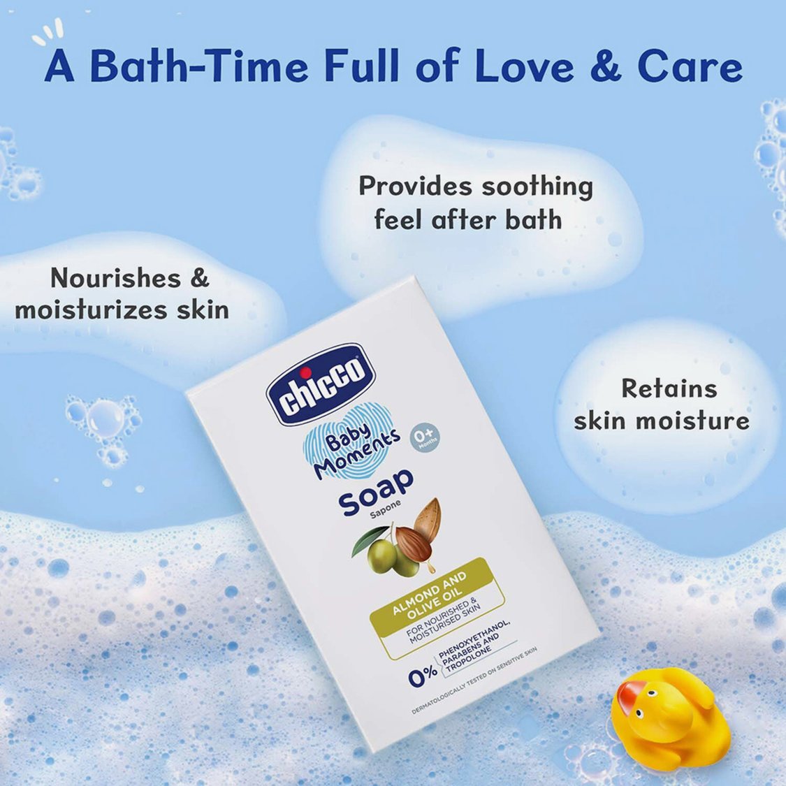 Chicco Baby Moments Soap 125G
