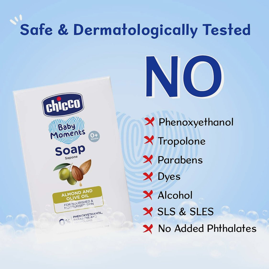 Chicco Baby Moments Soap 125G