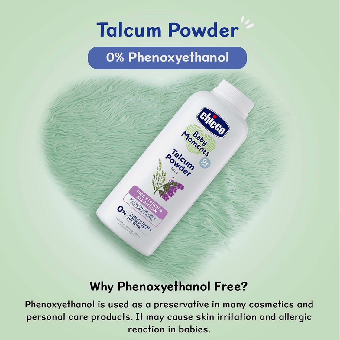 Chicco Baby Moments Talcum Powder - 300g