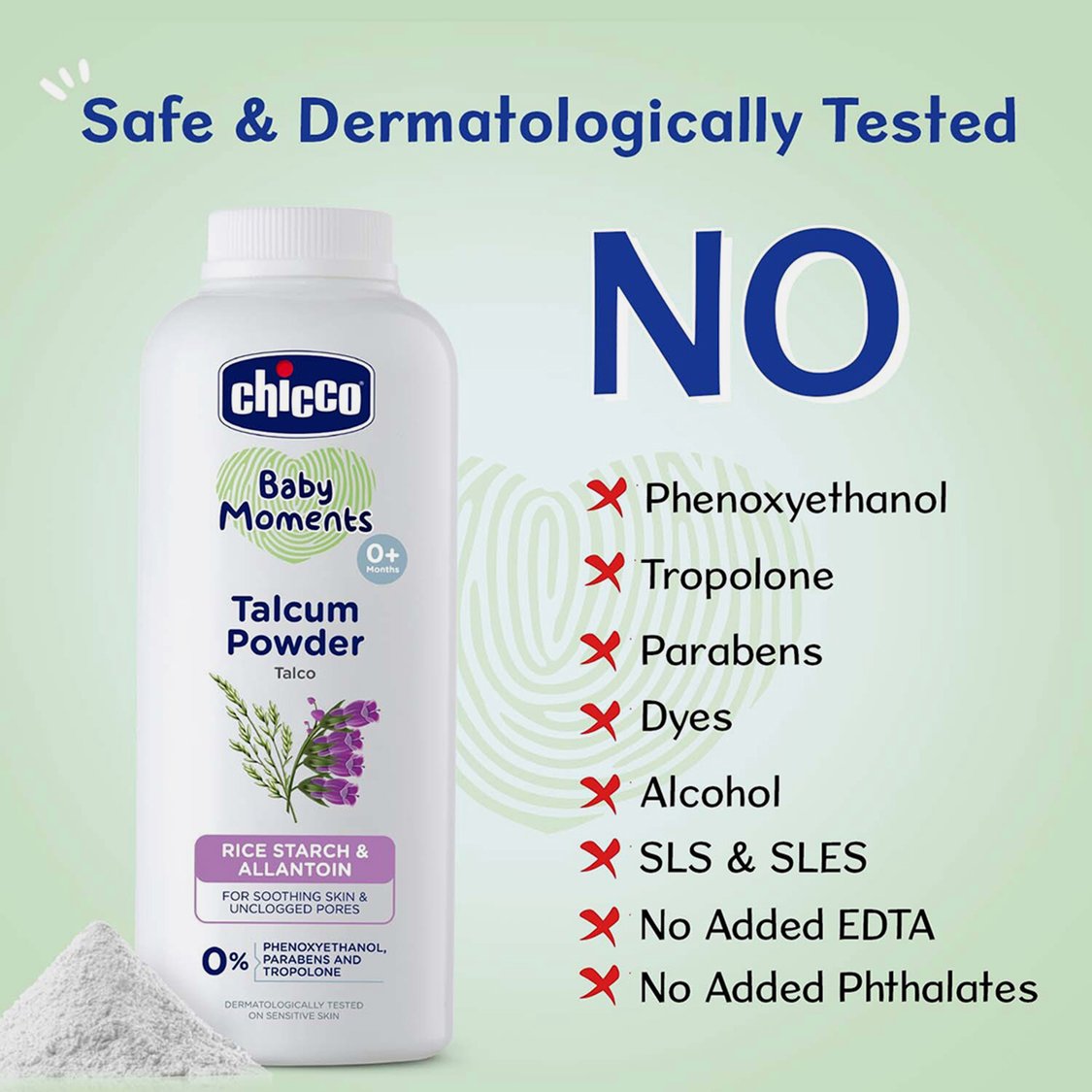 Chicco Baby Moments Talcum Powder - 300g