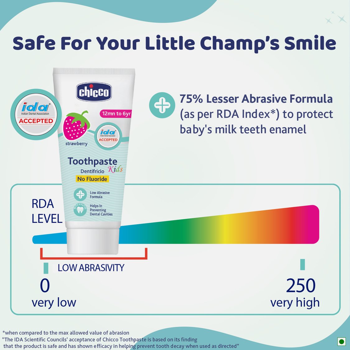 Chicco Strawberry Toothpaste - 50 g