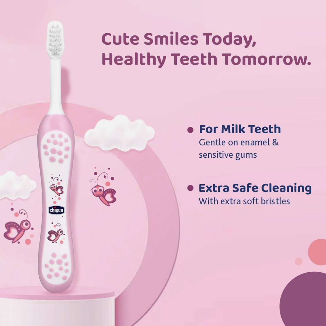 Chicco Printed Baby Toothbrush
