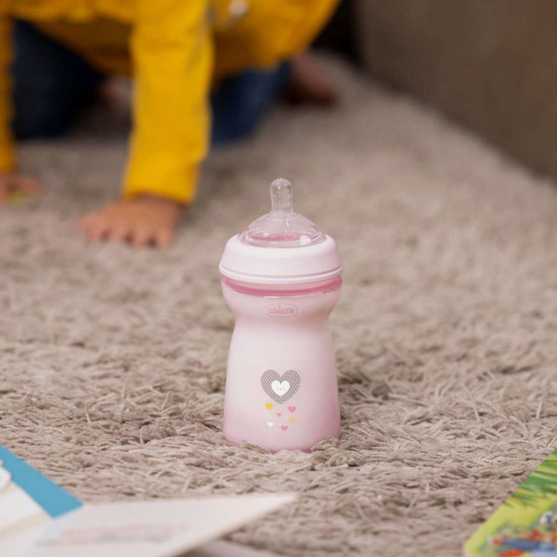 Chicco Natural Feeling Feeding Bottle - 330 ml