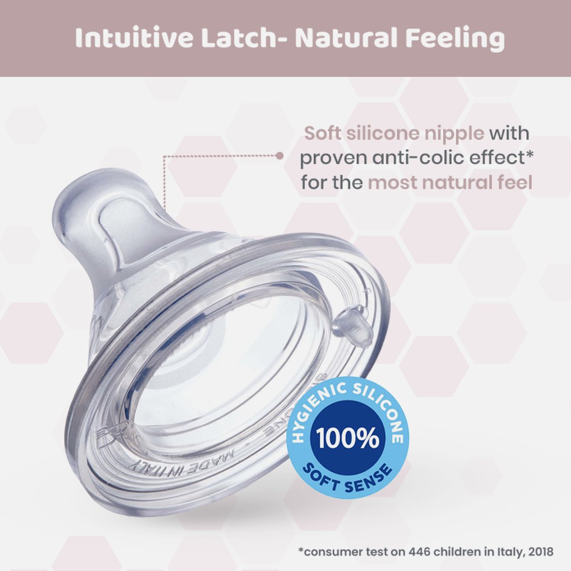 Chicco Well-Being Glass Bottle - 120 ml