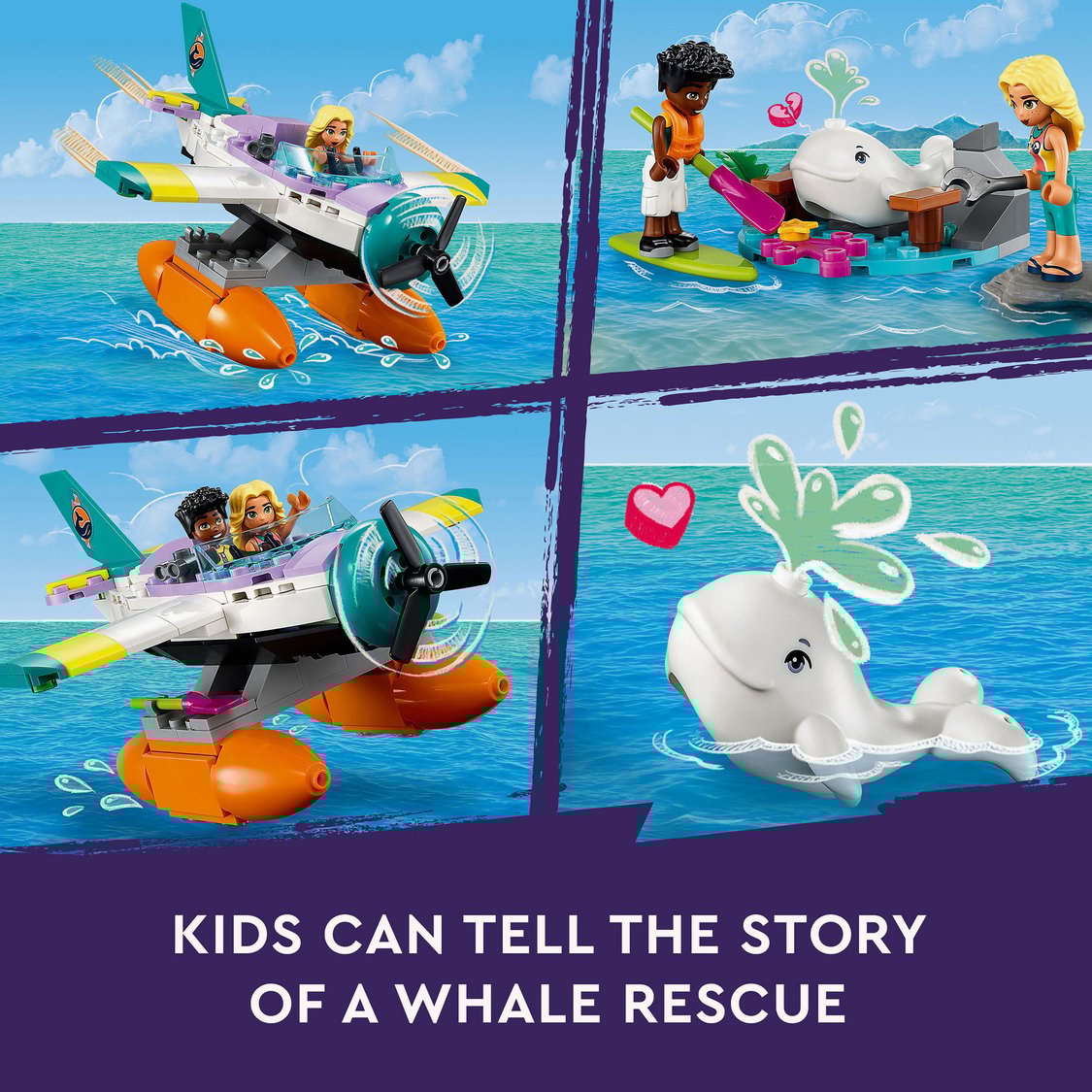 Lego Friends Sea Rescue Plane (41752) - 203 Pcs