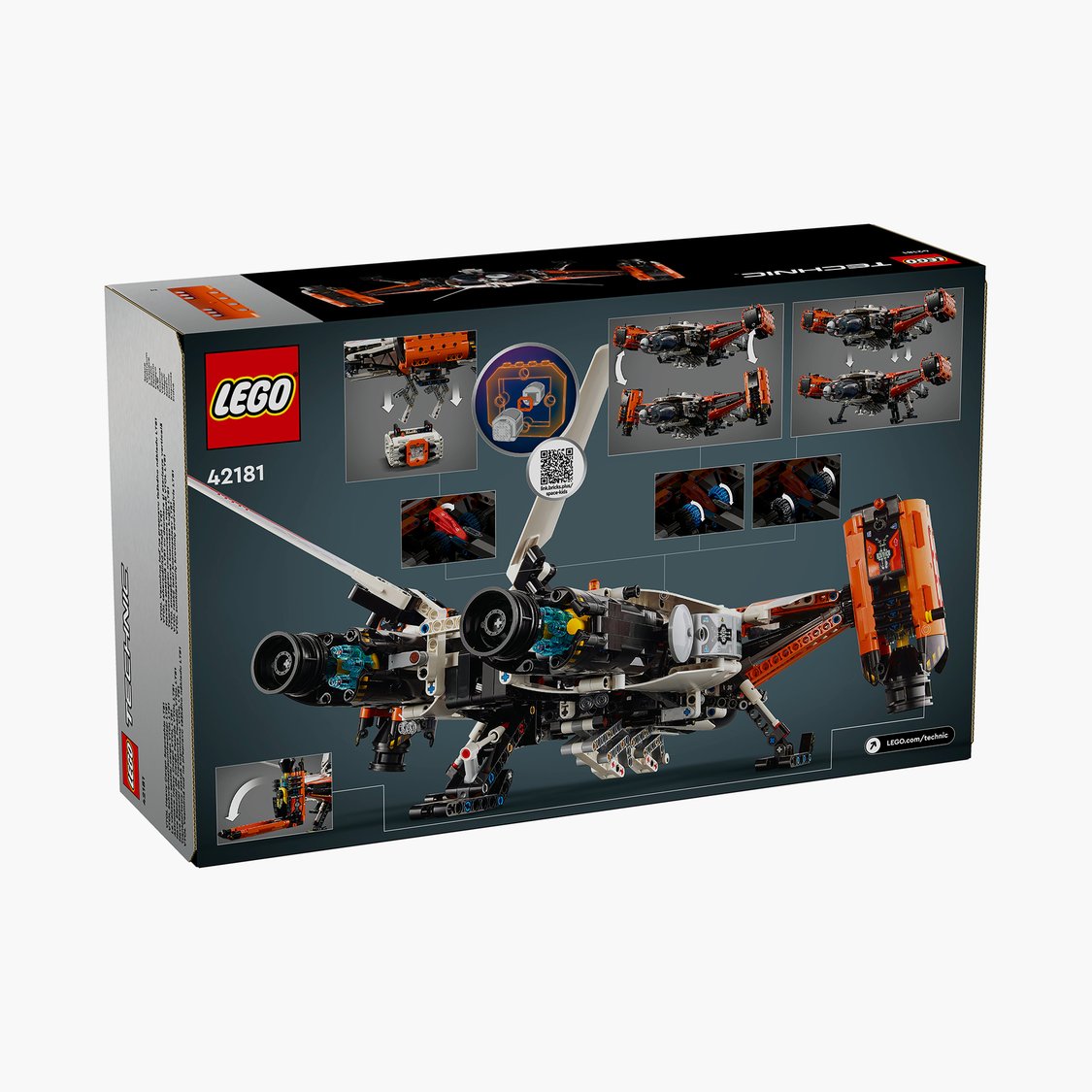 Lego Technic VTOL Heavy Cargo Spaceship LT81 (42181) - 1365 Pcs