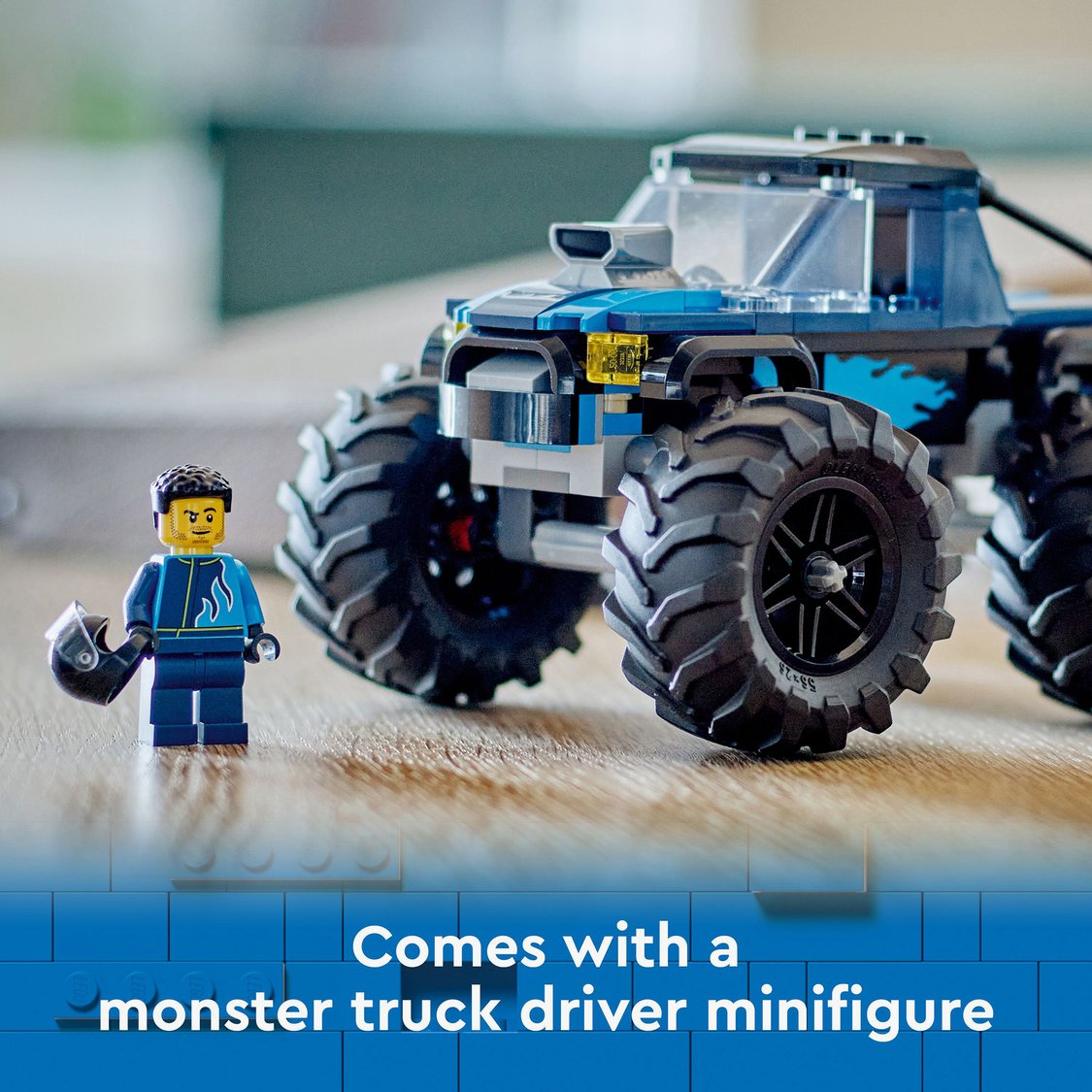 Lego City Blue Monster Truck Off-Road Toy (60402) - 148 Pcs