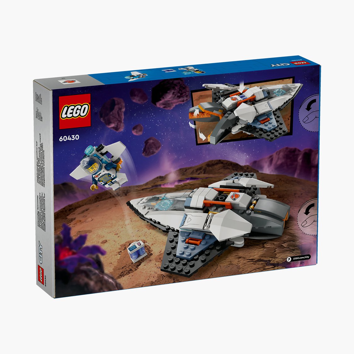Lego City Interstellar Spaceship Toy Playset (60430) - 240 Pcs