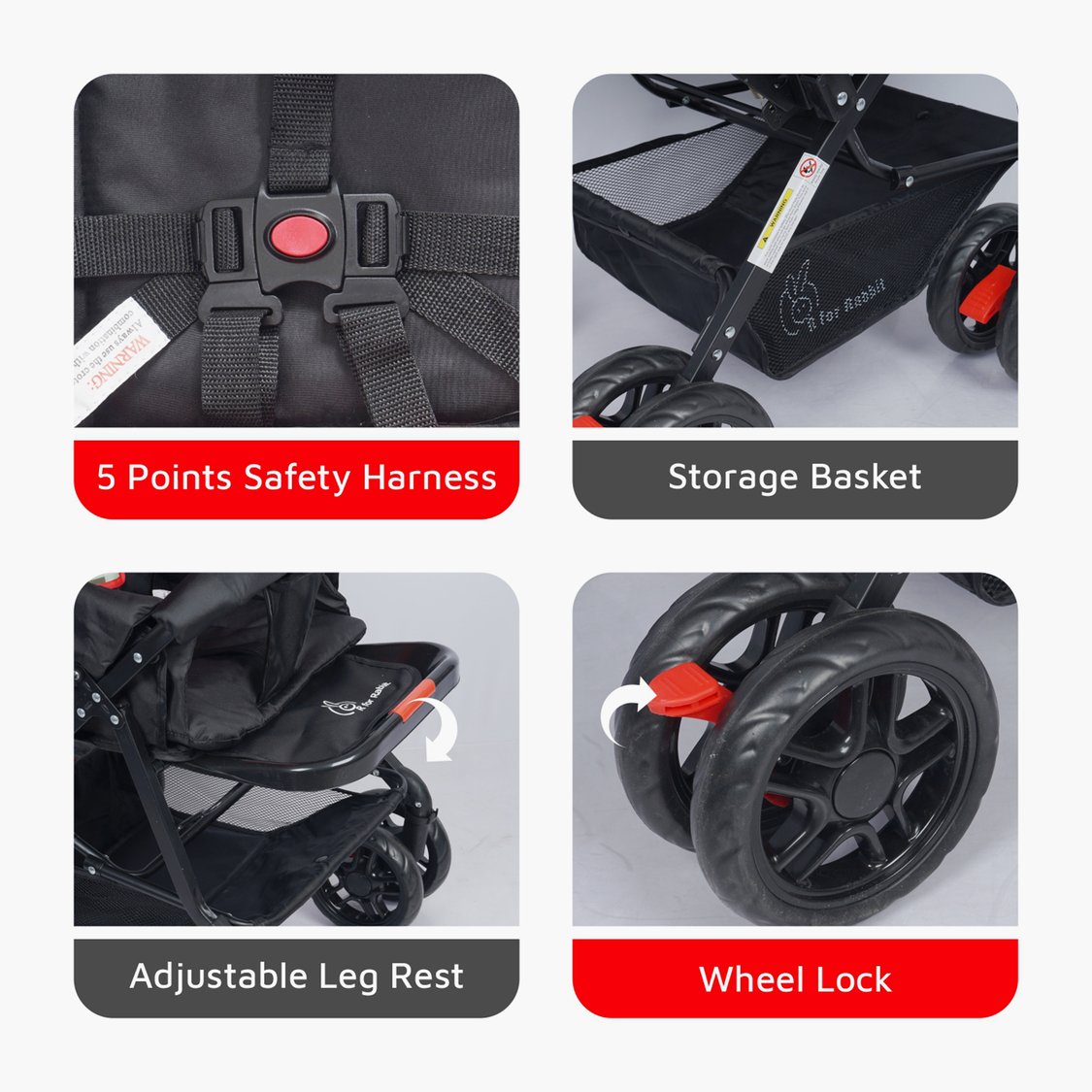 R for Rabbit Lollipop Lite Baby Stroller