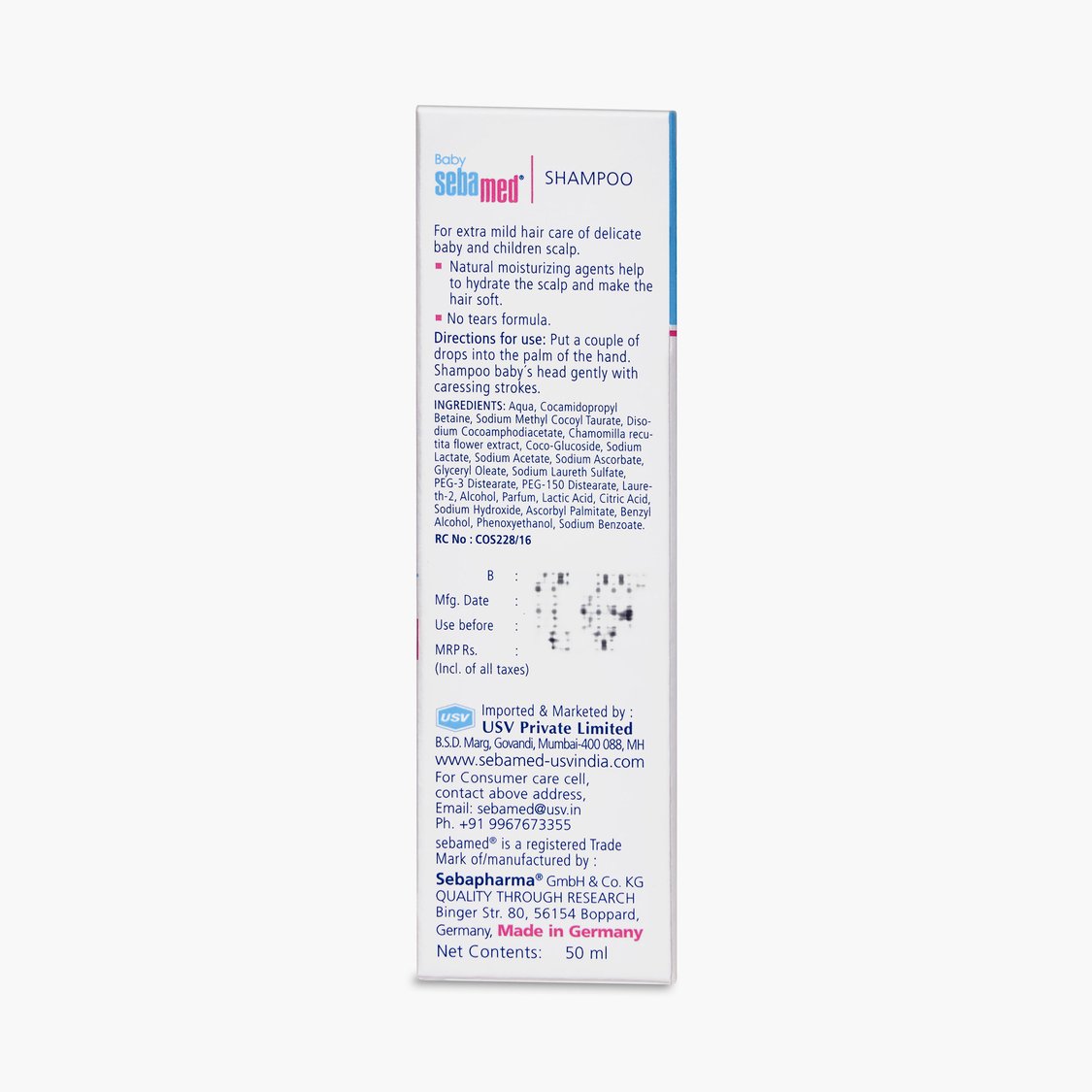 Sebamed Baby Shampoo - 50 ml