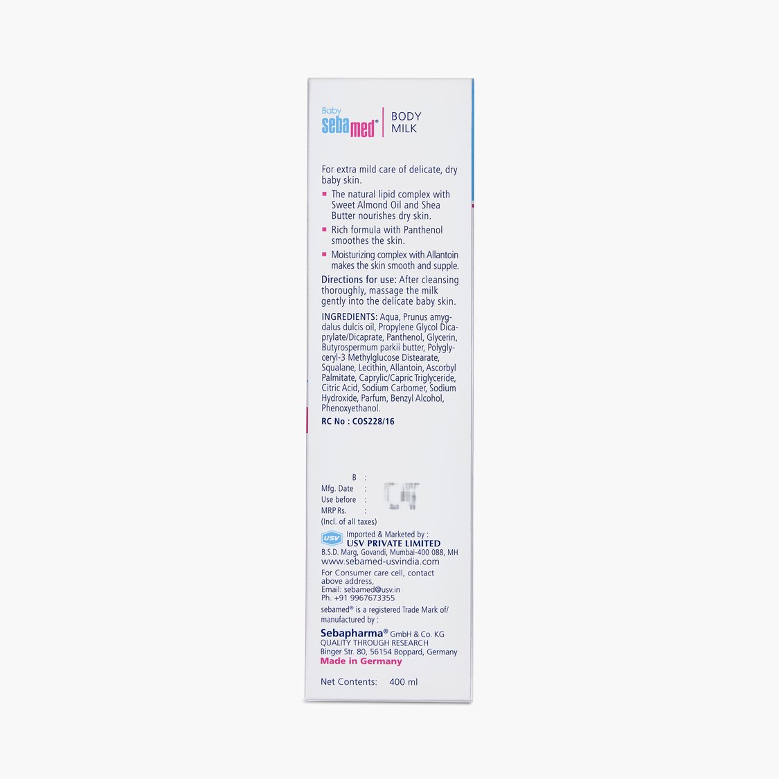 Sebamed Baby Body-Milk - 400 ml