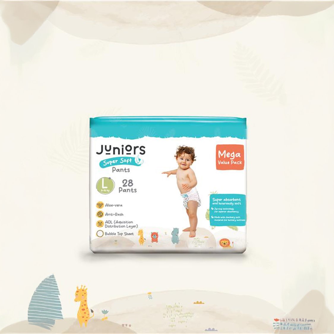 Juniors Super Soft Pants - Size L - 28 Pcs