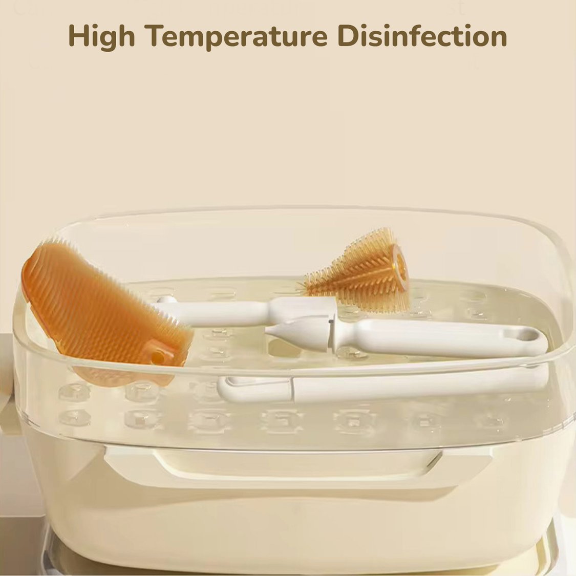 R For Rabbit Hygo Care Jumbo Baby Bottle Cleaner Brush Set with Storage Box