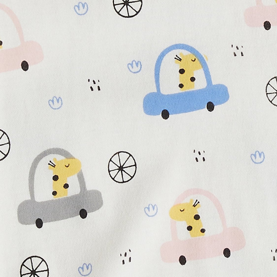 Juniors Printed Sleeveless Bodysuit - Set of 5