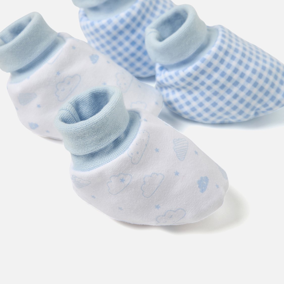 Juniors Printed Booties - Set of 2
