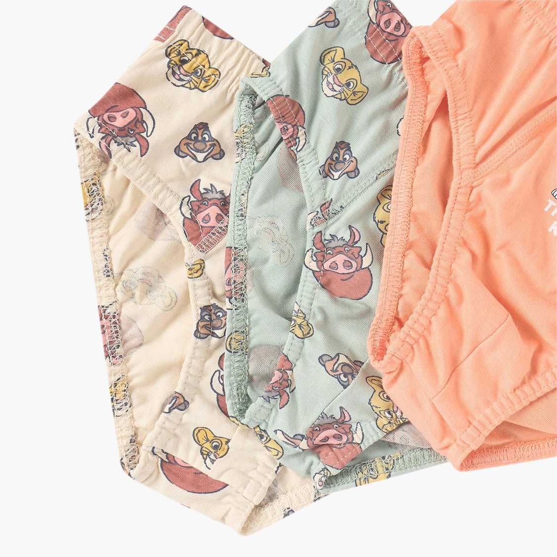 Juniors The Lion King Print Briefs - Pack of 3