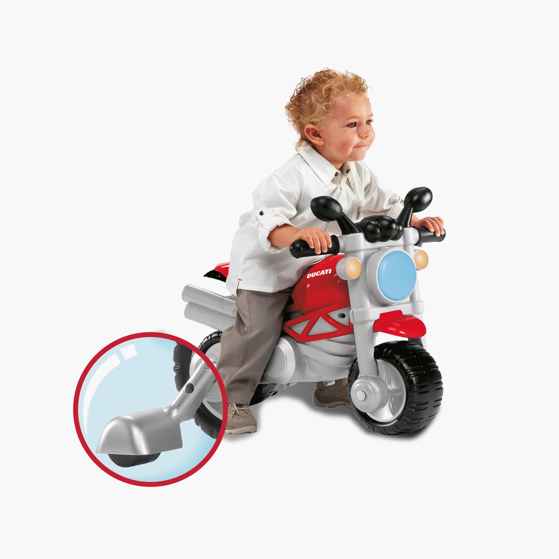 Buy Chicco Ducati Monster Ride On Bike from Chicco at just