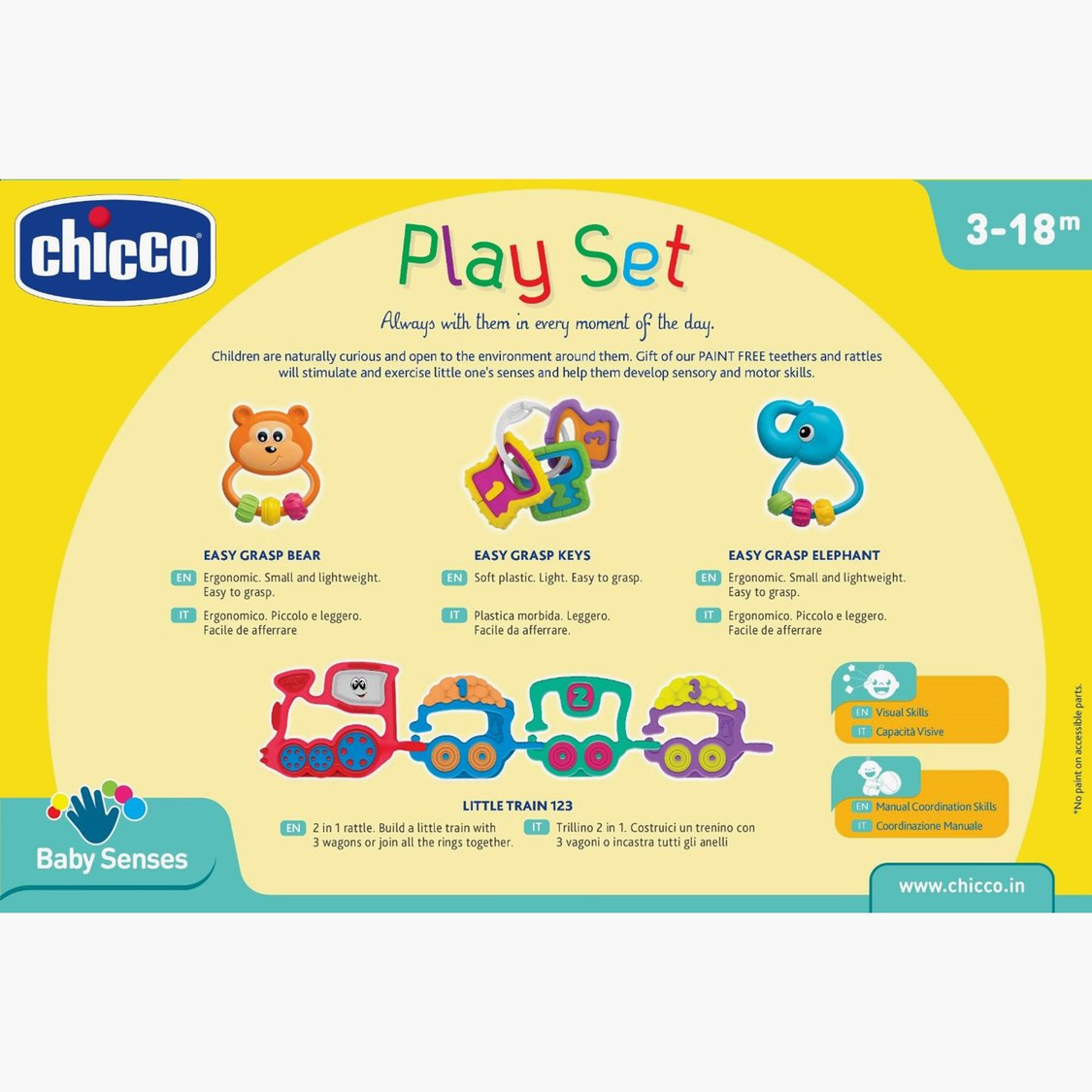 Chicco Teether and Rattle Set