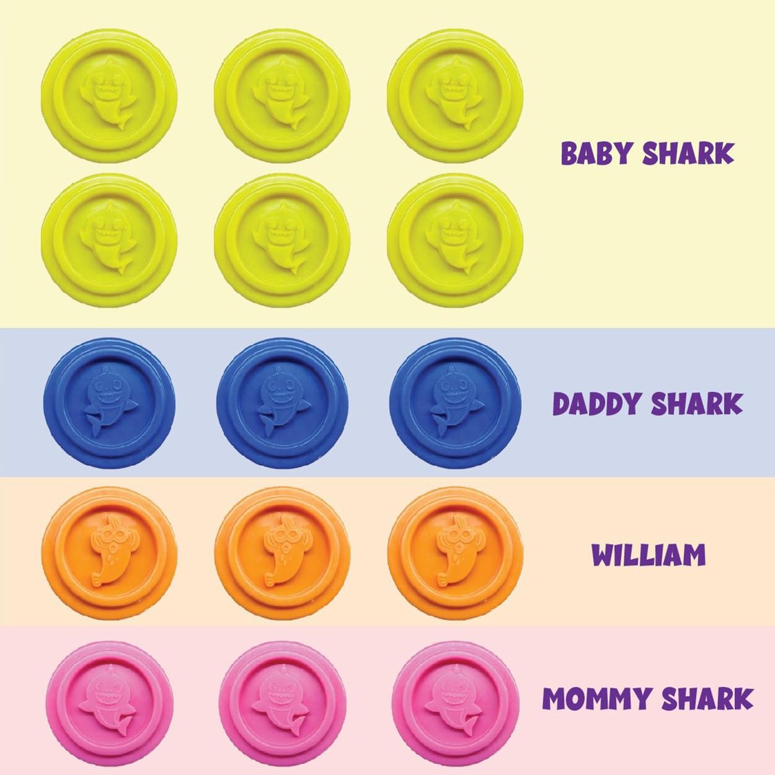 Dough Magic Baby Shark Dough Tub
