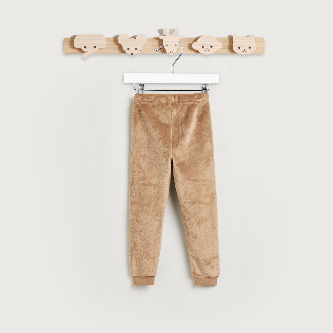 Juniors Roar Lion Embroidered Fleece Sweatshirt and Pyjama Set
