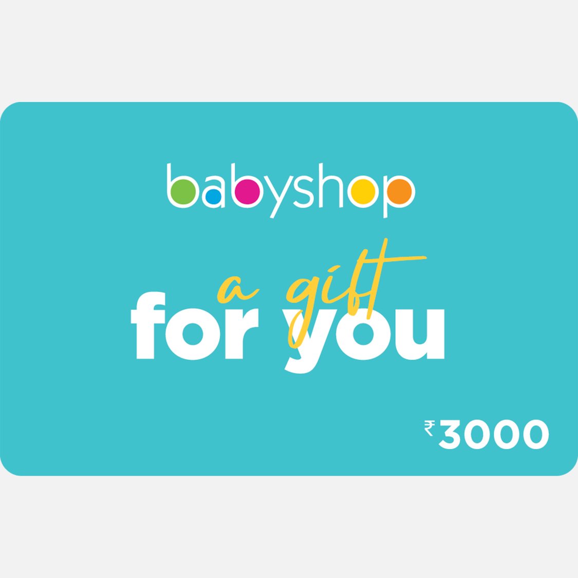 Buy BABYSHOP Online Gift Card 3000 from Babyshop at just INR