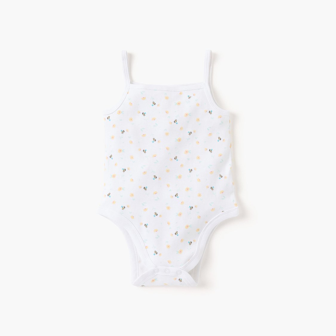 Juniors Printed Sleeveless Bodysuit - Set of 3