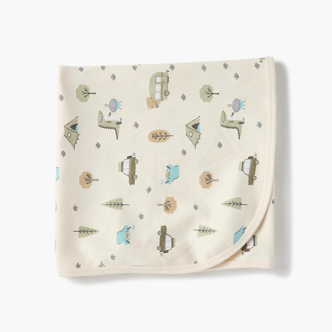 Juniors Graphic Print Receiving Blanket - 70x70 cm