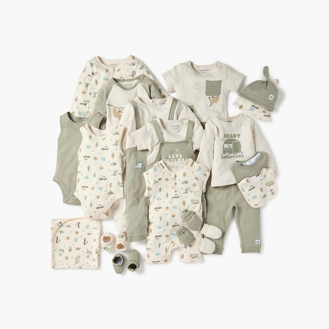 Juniors Graphic Print Receiving Blanket - 70x70 cm