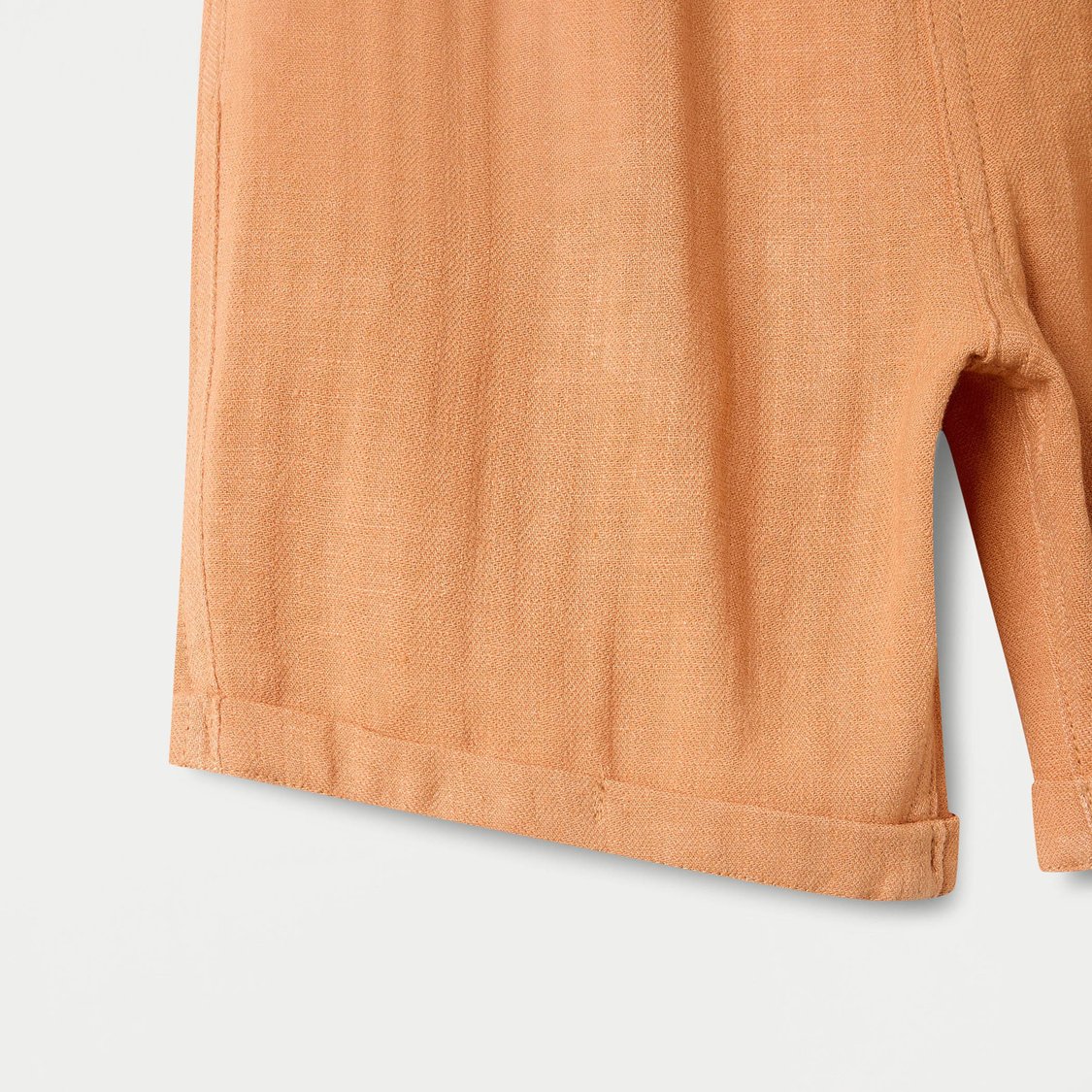 Juniors Solid Shorts with Drawstring Closure and Pockets