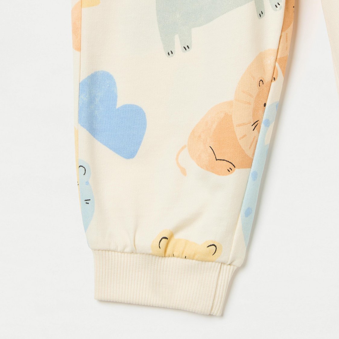 Juniors Animal Print Joggers with Drawstring Closure