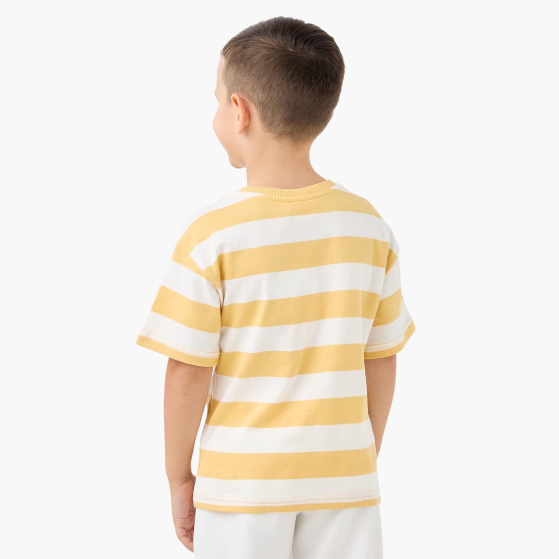 Juniors Peanuts Print T-shirt with Crew Neck and Short Sleeves