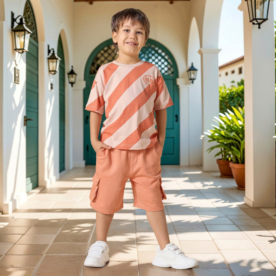 Juniors Solid Shorts with Drawstring Closure and Pockets