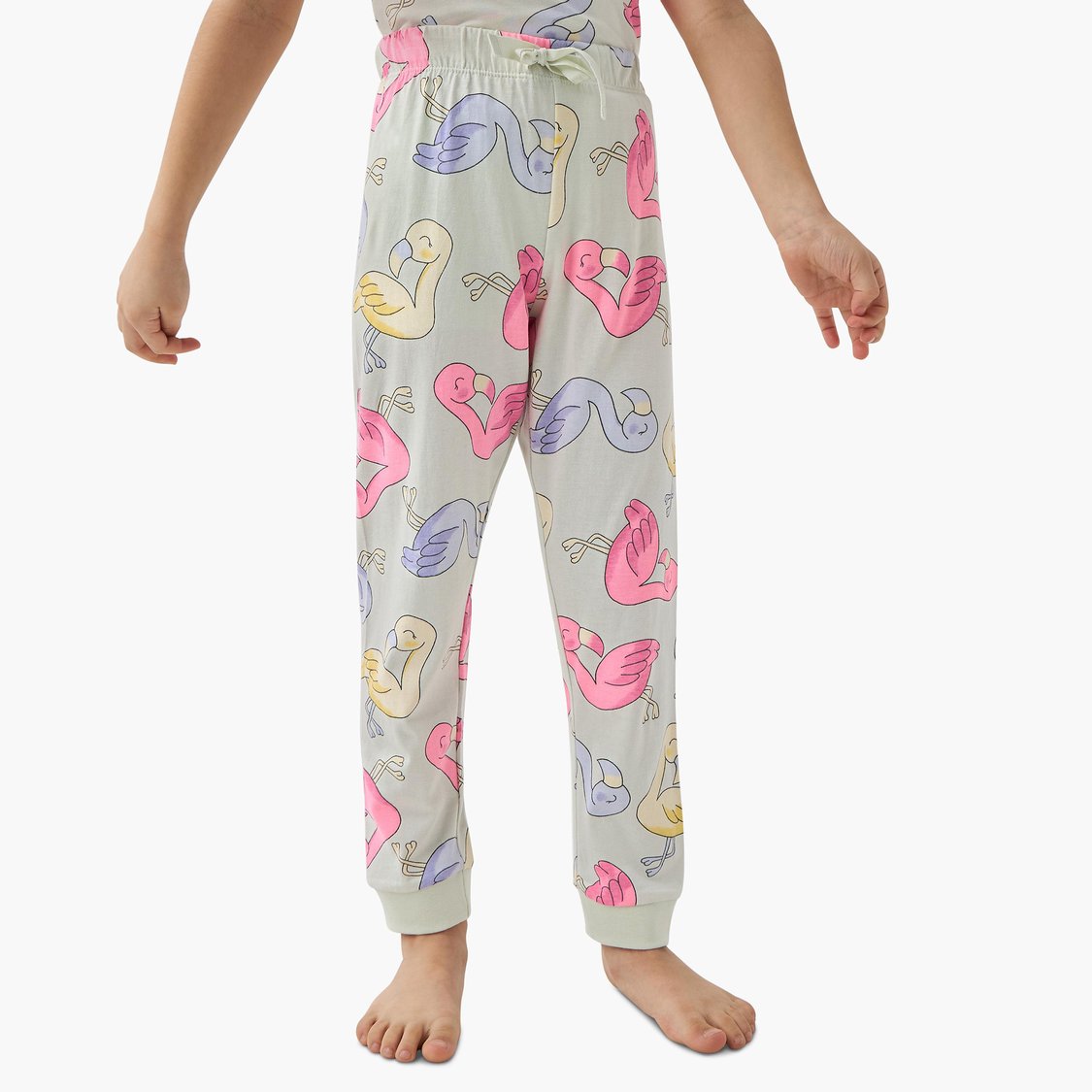 Juniors Bird Print T-shirt and Pyjama Set