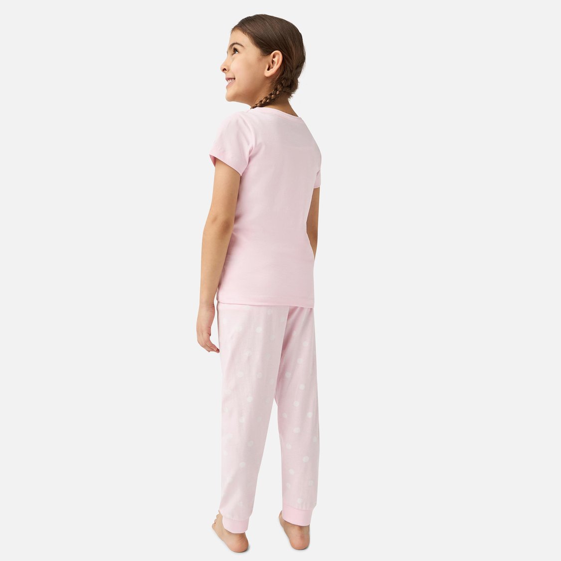 Juniors Printed T-shirt and Pyjama Set