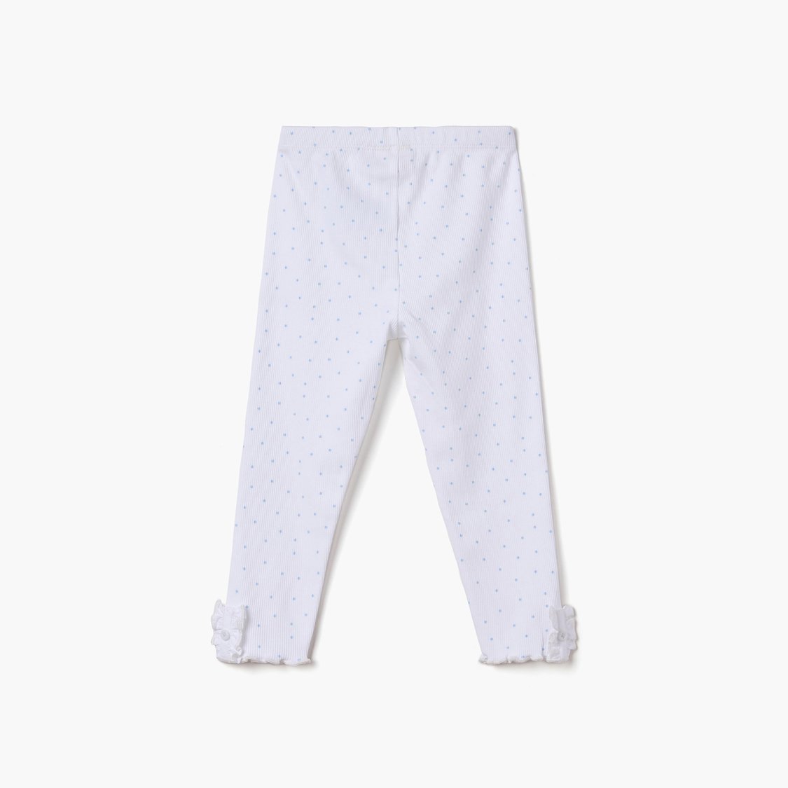 Juniors Polka Dot Print Leggings