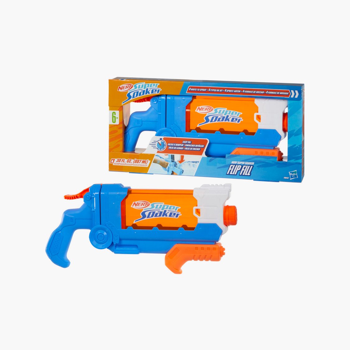 Nerf Super Soaker Flip Fill Blaster - 887 ml