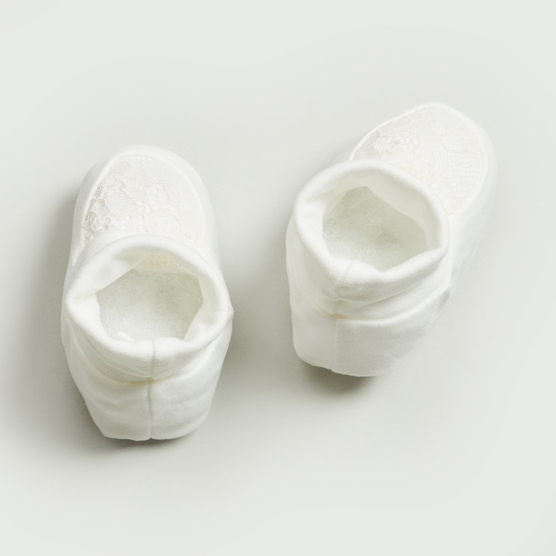Giggles Lace Detail Booties