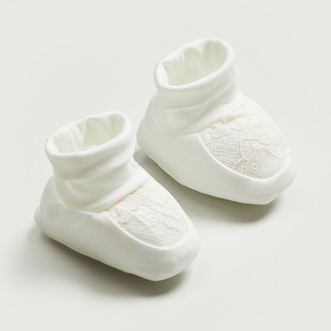 Giggles Lace Detail Booties