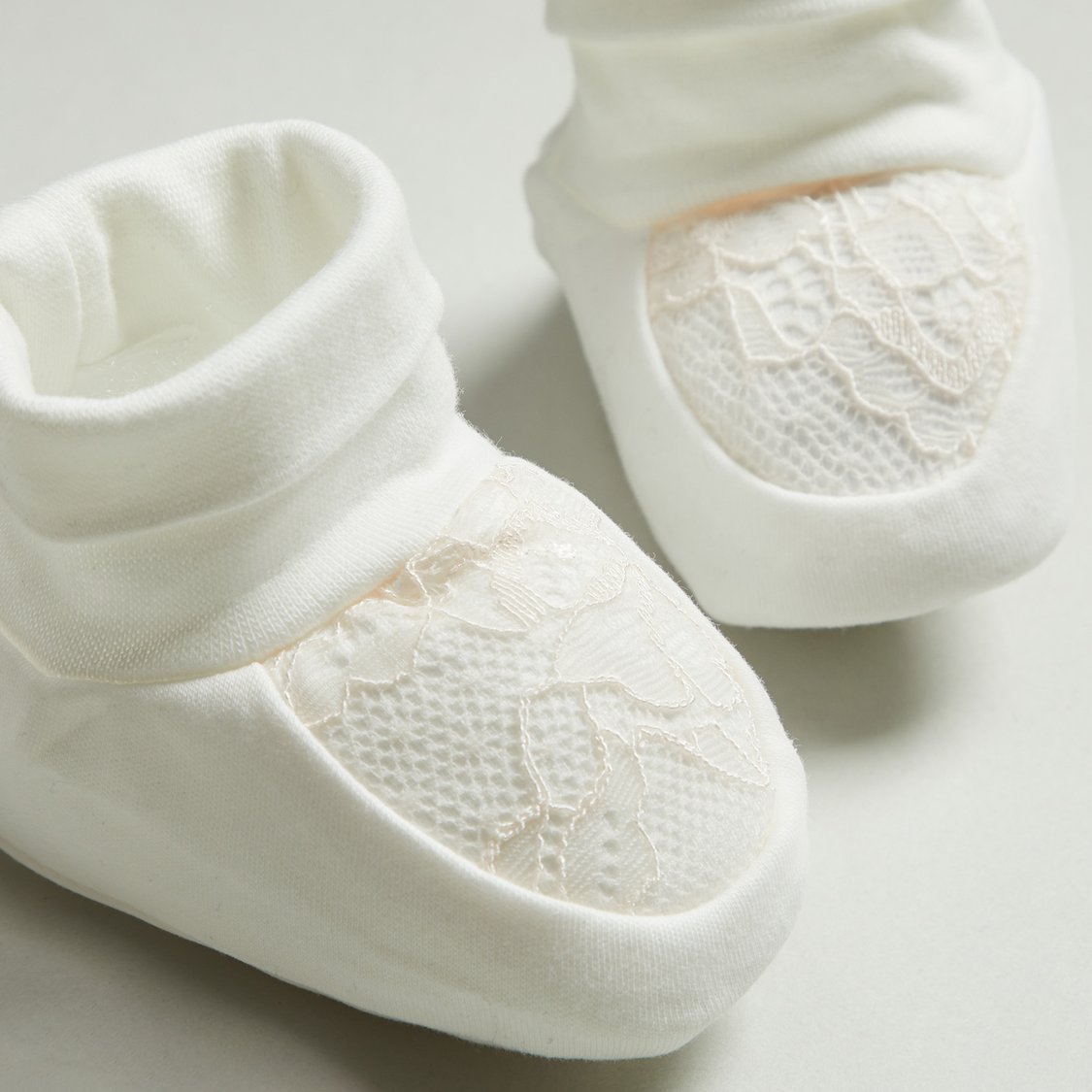 Giggles Lace Detail Booties