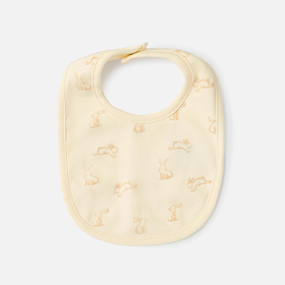 Giggles Bunny Print Bib - Set of 2